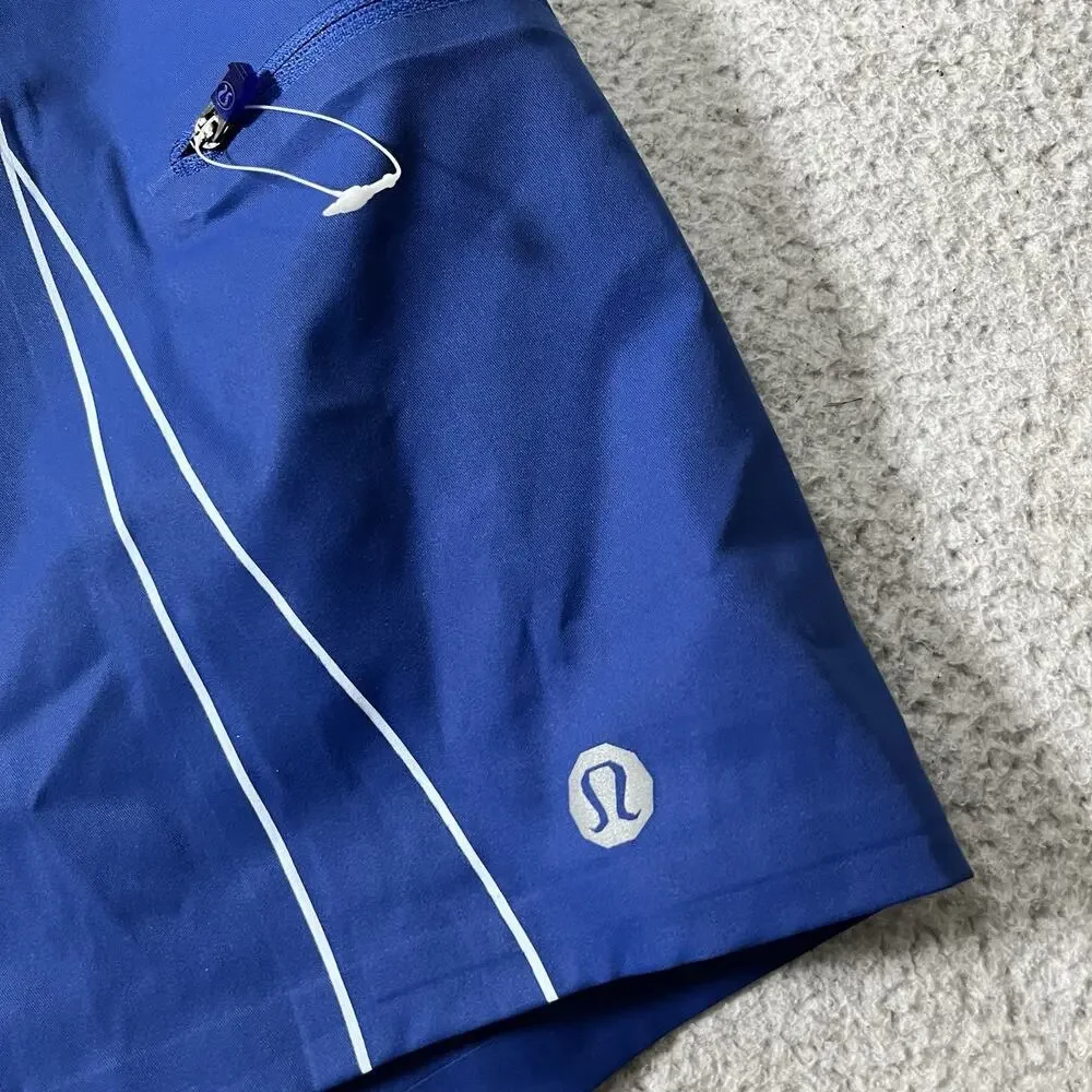 Lululemon Board Shorts Mens 40 Blue Surf Swim Pocket Stretch Beach Trunks